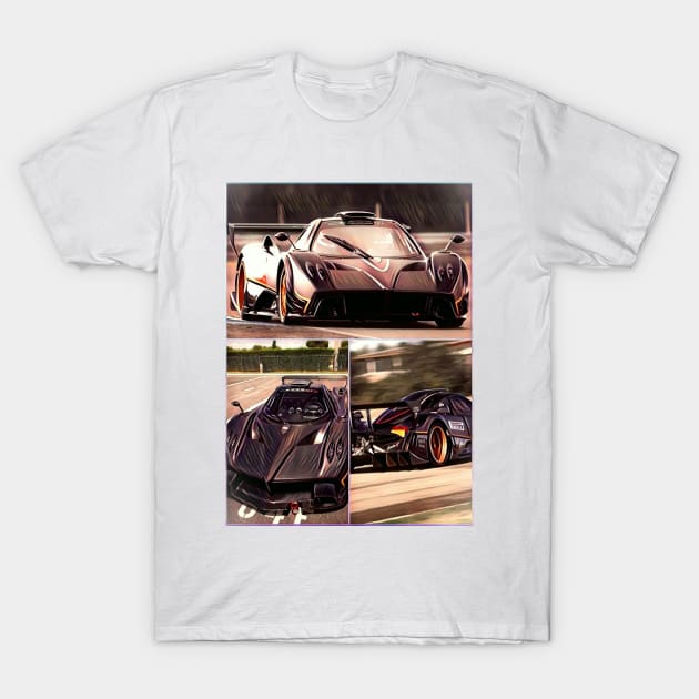 Pagani Zonda R T-Shirt by d1a2n3i4l5